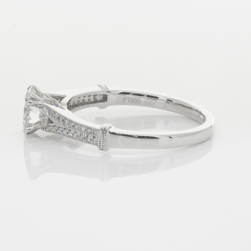 Platinum Diamond Ring-Ring-Walker & Hall