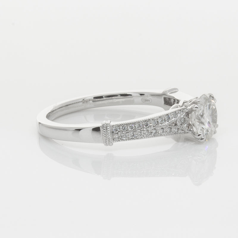 Platinum Diamond Ring-Ring-Walker & Hall