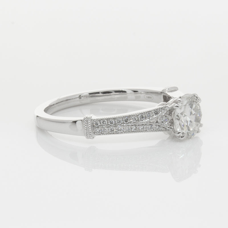 Platinum Diamond Ring-Ring-Walker & Hall