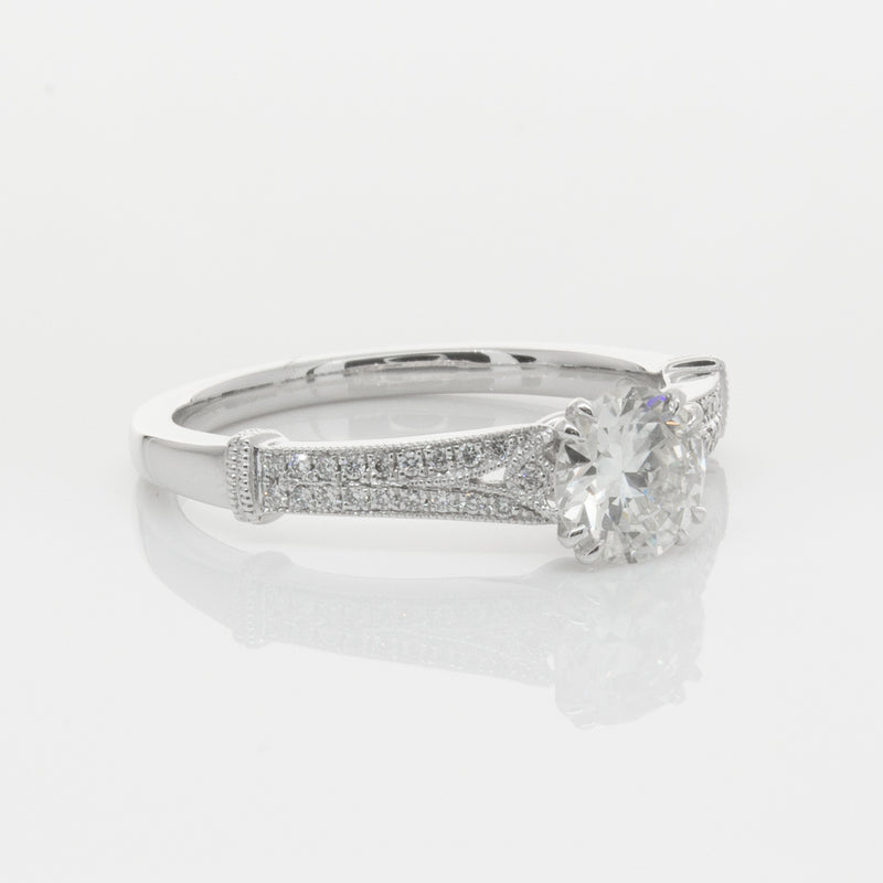 Platinum Diamond Ring-Ring-Walker & Hall
