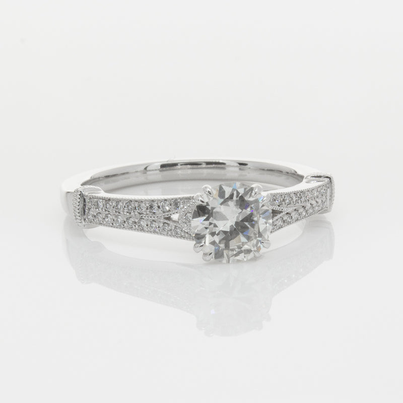 Platinum Diamond Ring-Ring-Walker & Hall