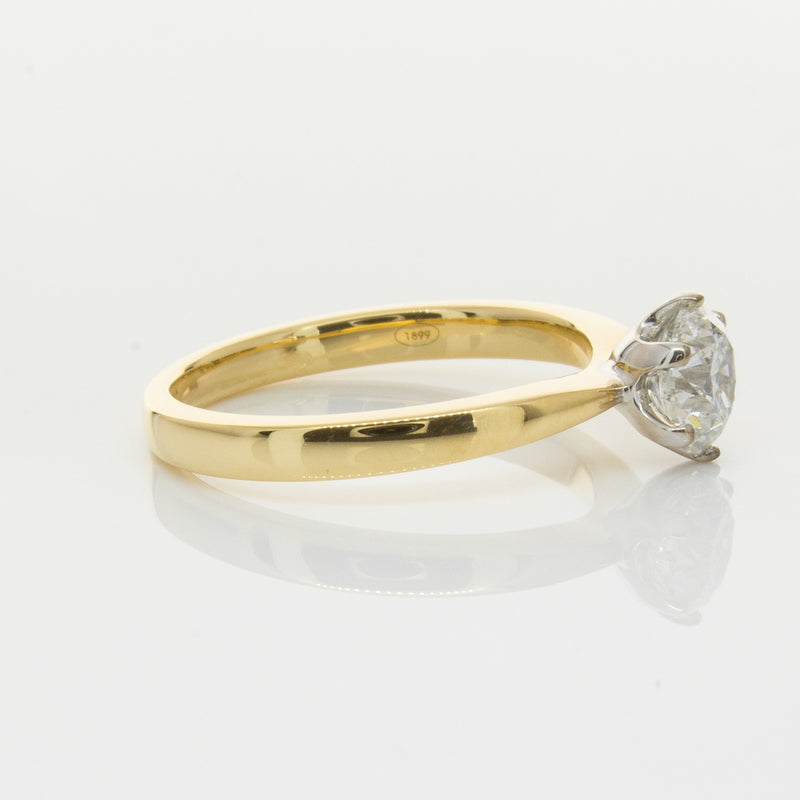18ct Yellow Gold 1.01ct Diamond Nova Ring-Ring-Walker & Hall