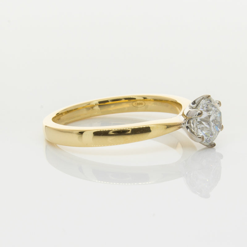 18ct Yellow Gold 1.01ct Diamond Nova Ring-Ring-Walker & Hall