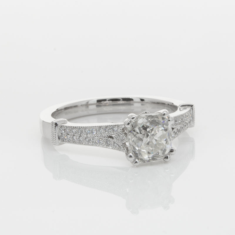 18ct White Gold Diamond Ring-Ring-Walker & Hall