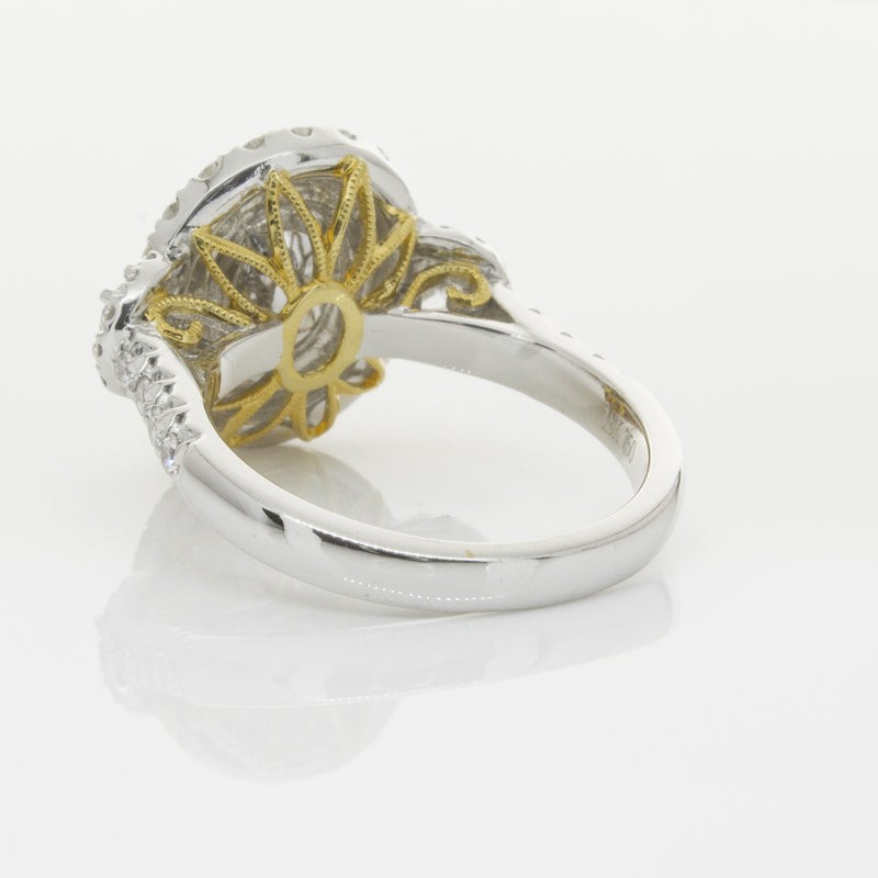 18ct White & Yellow Gold Yellow Diamond Ring-Ring-Walker & Hall