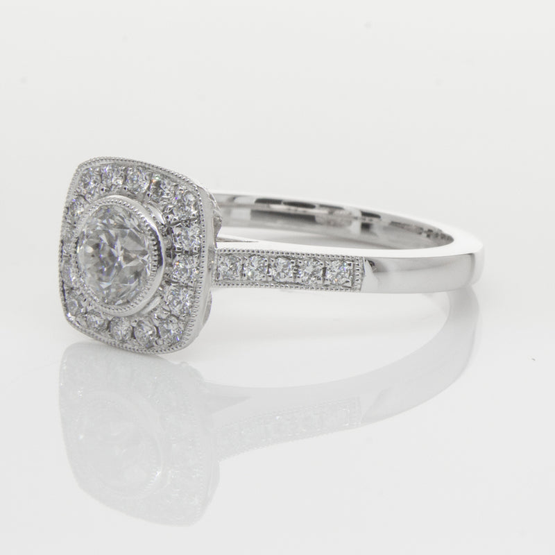 18ct White Gold .60ct Diamond Ring-Ring-Walker & Hall