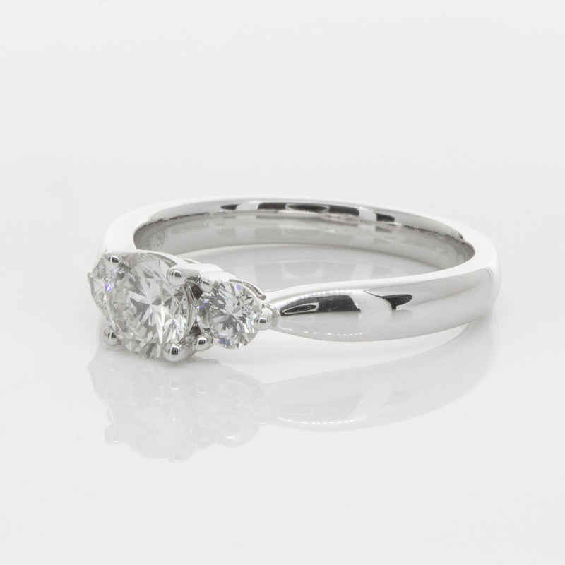 18ct White Gold .50ct Diamond Elysian Ring-Ring-Walker & Hall