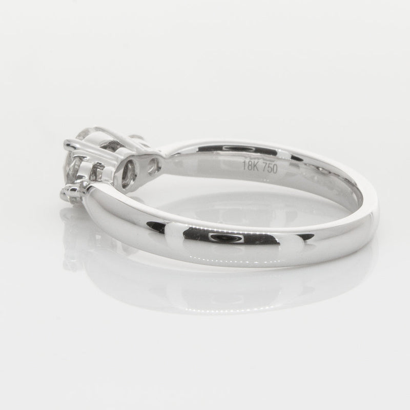 18ct White Gold .50ct Diamond Elysian Ring-Ring-Walker & Hall