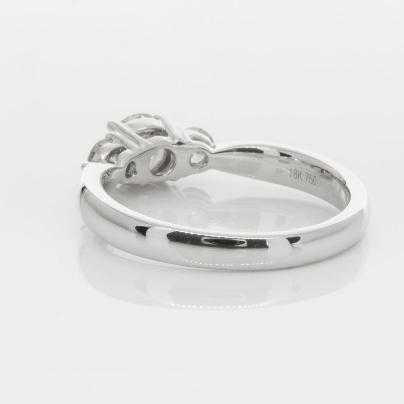 18ct White Gold .50ct Diamond Elysian Ring-Ring-Walker & Hall