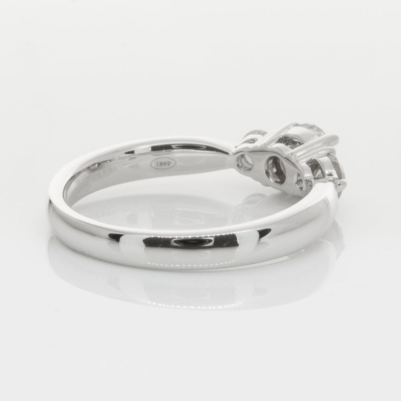 18ct White Gold .50ct Diamond Elysian Ring-Ring-Walker & Hall