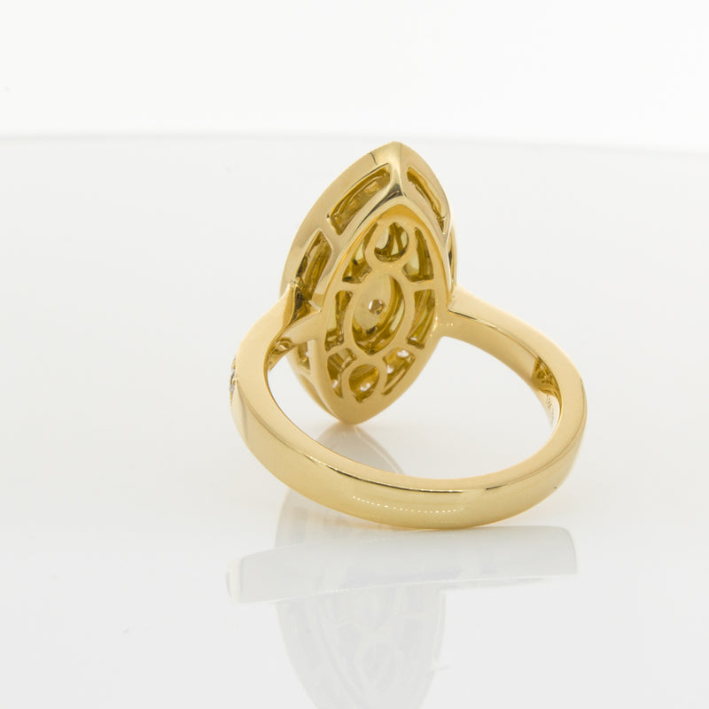 18ct Yellow Gold Yellow Diamond Ring-Ring-Walker & Hall