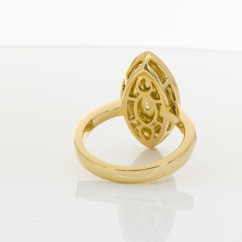 18ct Yellow Gold Yellow Diamond Ring-Ring-Walker & Hall