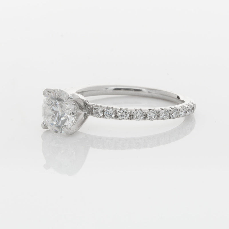 18ct White Gold 1.01ct Diamond Comet Ring-Ring-Walker & Hall