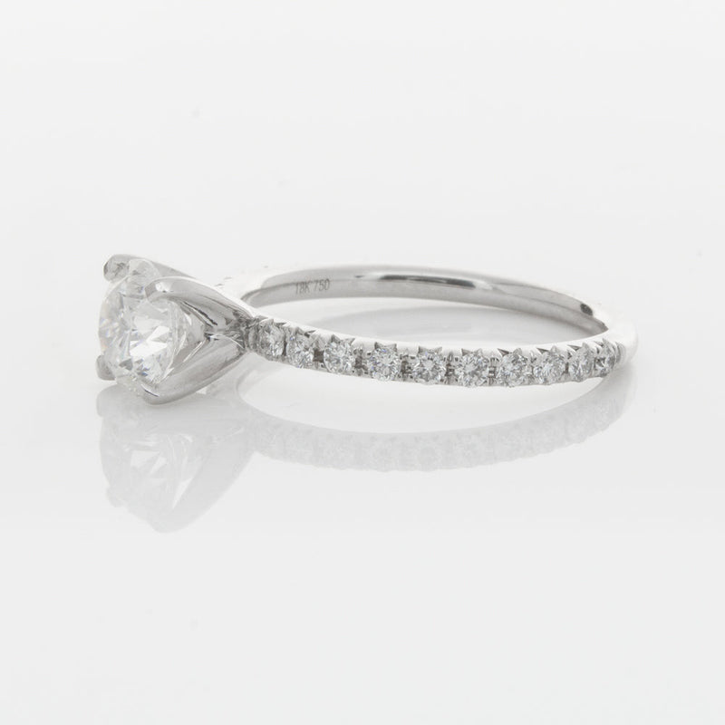 18ct White Gold 1.01ct Diamond Comet Ring-Ring-Walker & Hall