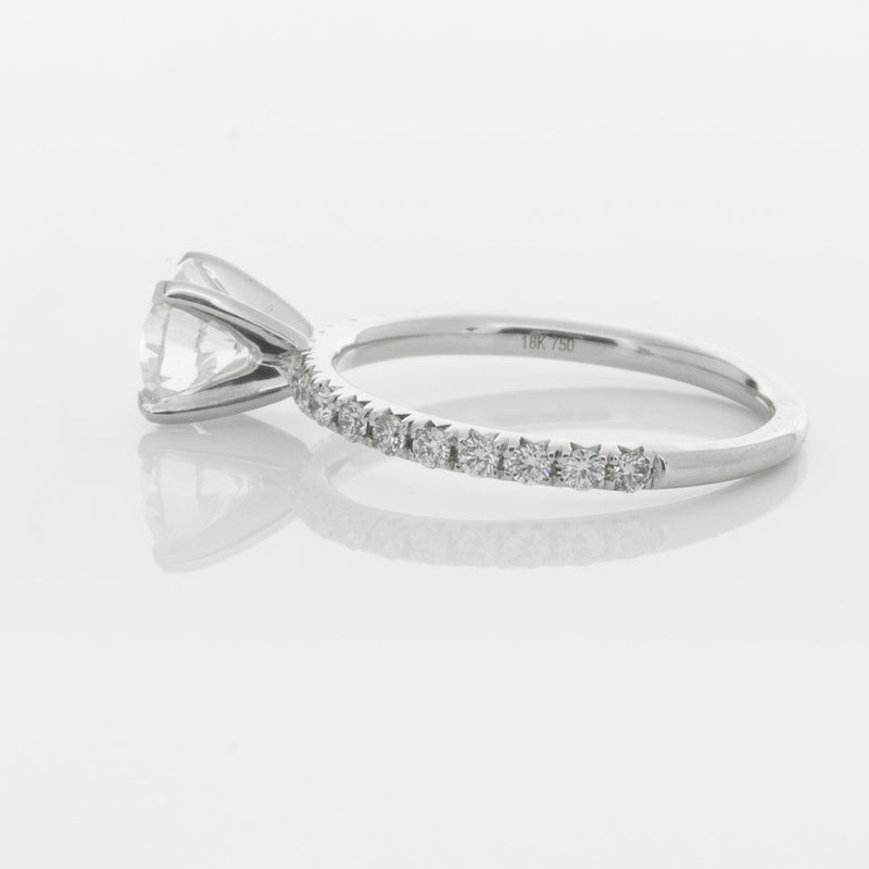 18ct White Gold 1.01ct Diamond Comet Ring-Ring-Walker & Hall