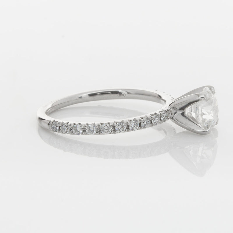 18ct White Gold 1.01ct Diamond Comet Ring-Ring-Walker & Hall