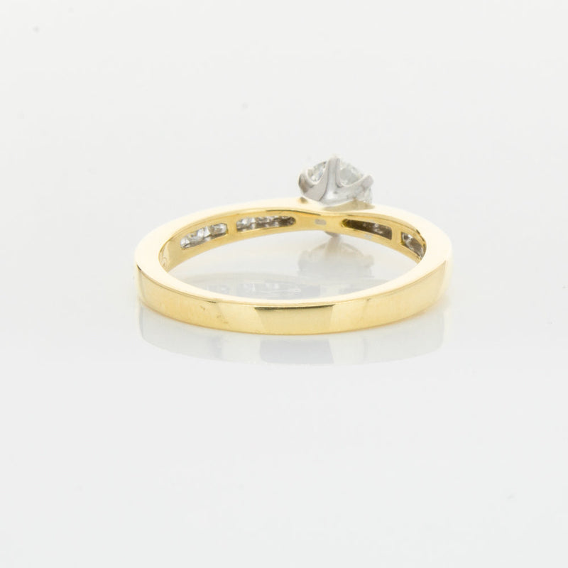 18ct Yellow Gold .50ct Diamond Avalon Ring-Ring-Walker & Hall