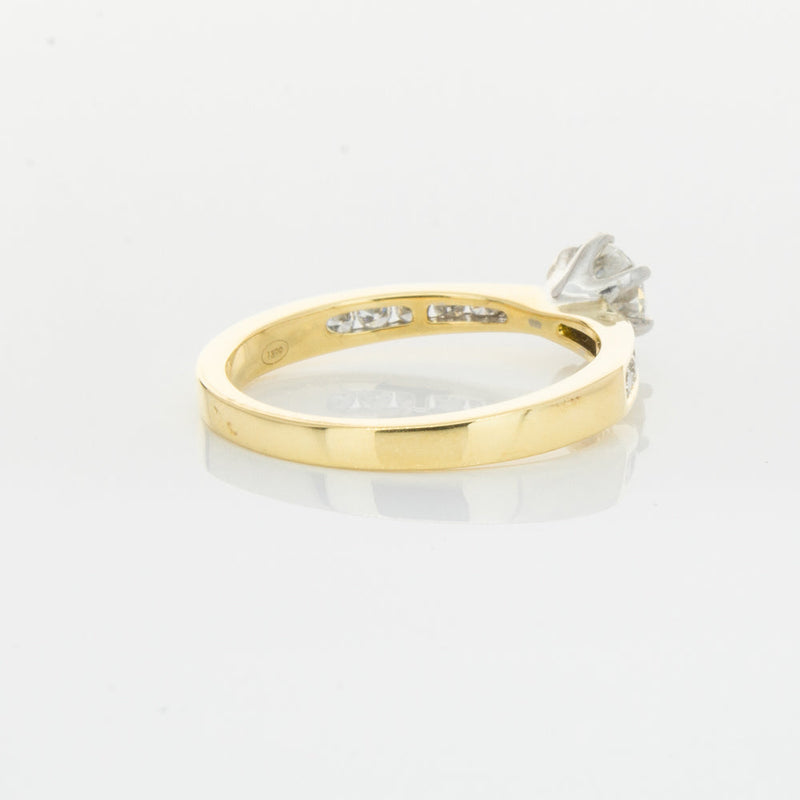18ct Yellow Gold .50ct Diamond Avalon Ring-Ring-Walker & Hall