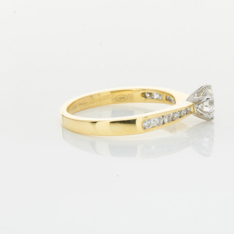 18ct Yellow Gold .50ct Diamond Avalon Ring-Ring-Walker & Hall