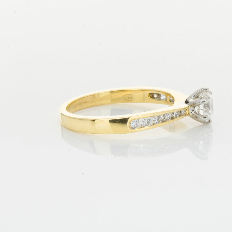 18ct Yellow Gold .50ct Diamond Avalon Ring-Ring-Walker & Hall