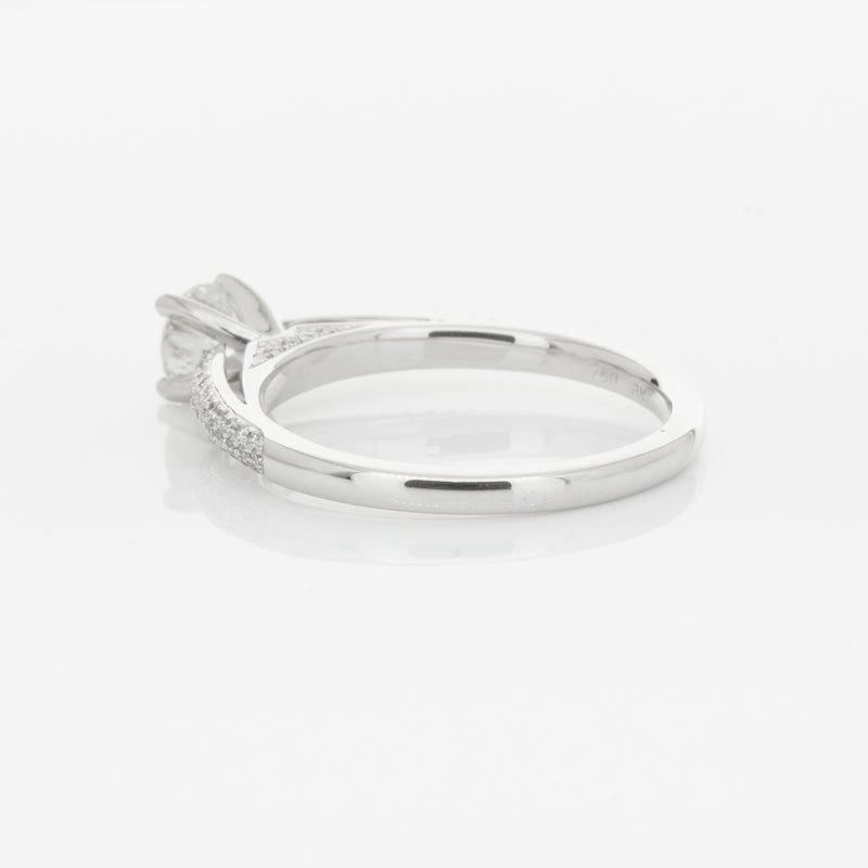 18ct White Gold .50ct Diamond Ring-Ring-Walker & Hall