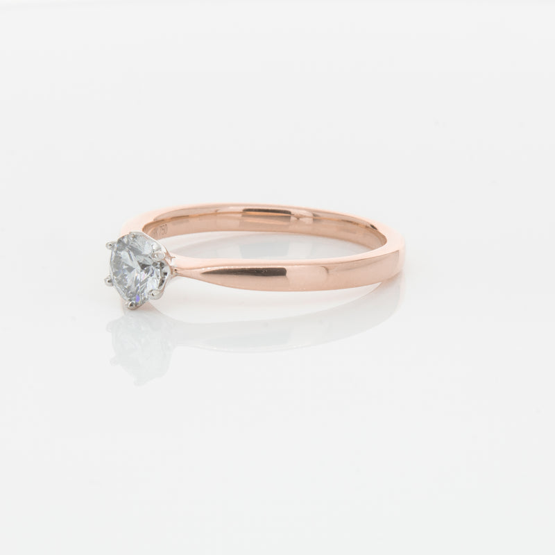 18ct Rose Gold .50ct Diamond Nova Ring-Ring-Walker & Hall