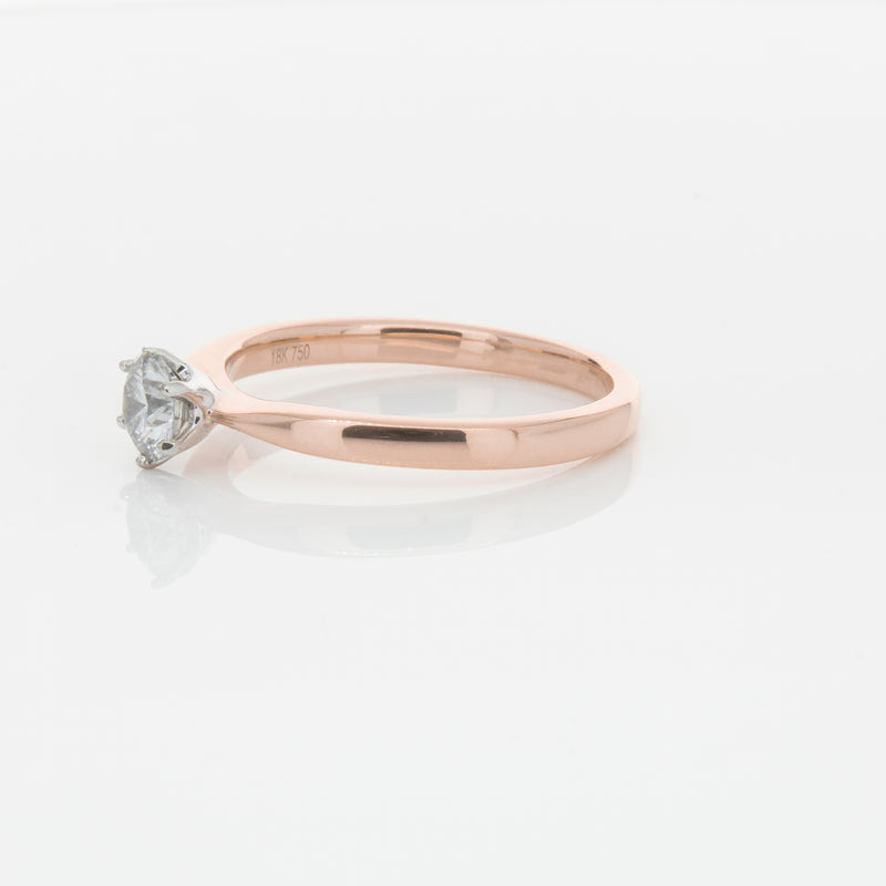 18ct Rose Gold .50ct Diamond Nova Ring-Ring-Walker & Hall