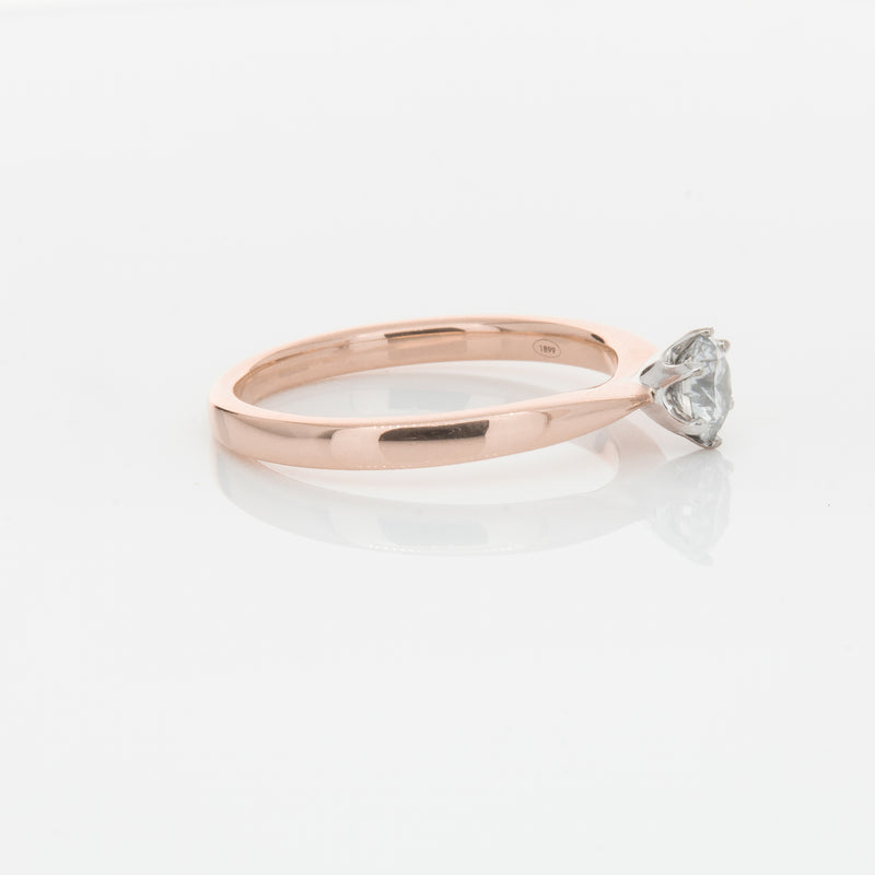 18ct Rose Gold .50ct Diamond Nova Ring-Ring-Walker & Hall