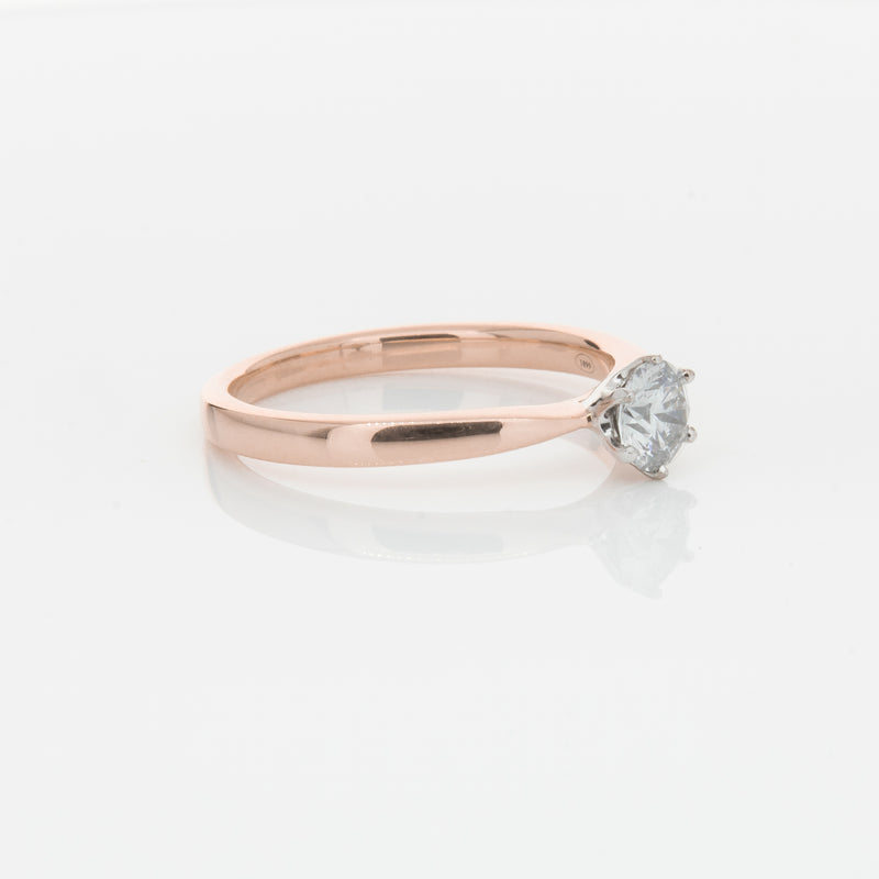 18ct Rose Gold .50ct Diamond Nova Ring-Ring-Walker & Hall