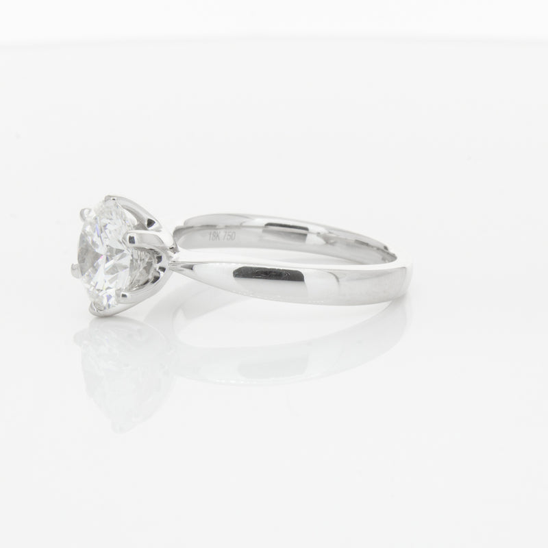 18ct White Gold 2.01ct Diamond Nova Ring-Ring-Walker & Hall