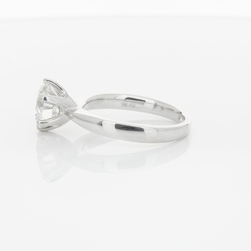 18ct White Gold 2.01ct Diamond Nova Ring-Ring-Walker & Hall