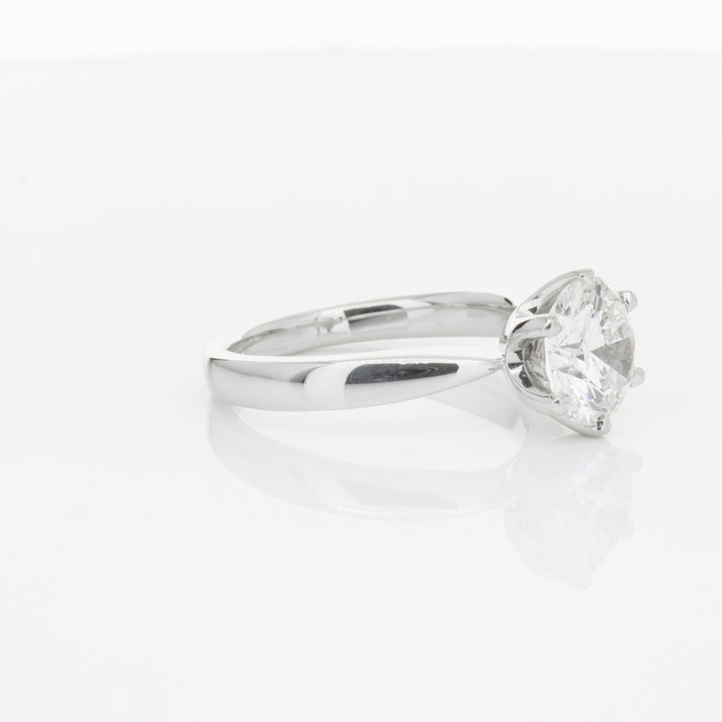 18ct White Gold 2.01ct Diamond Nova Ring-Ring-Walker & Hall