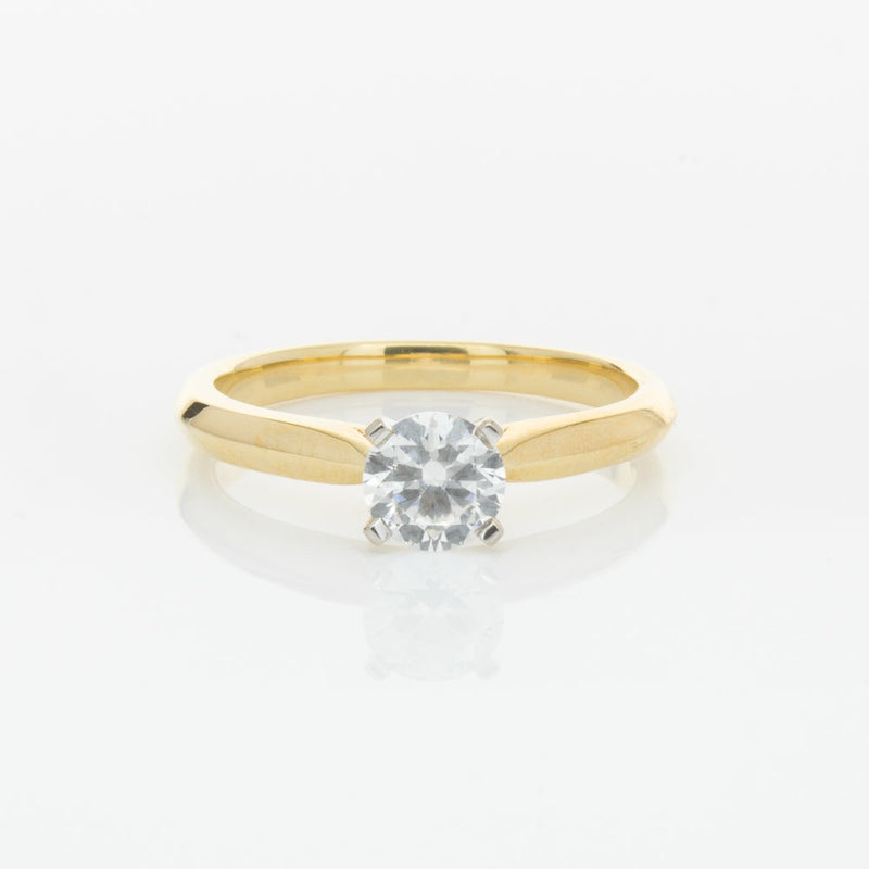 18ct Yellow Gold .70ct Diamond Venetian Ring-Ring-Walker & Hall