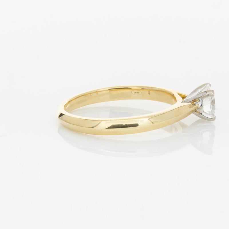 18ct Yellow Gold .70ct Diamond Venetian Ring-Ring-Walker & Hall