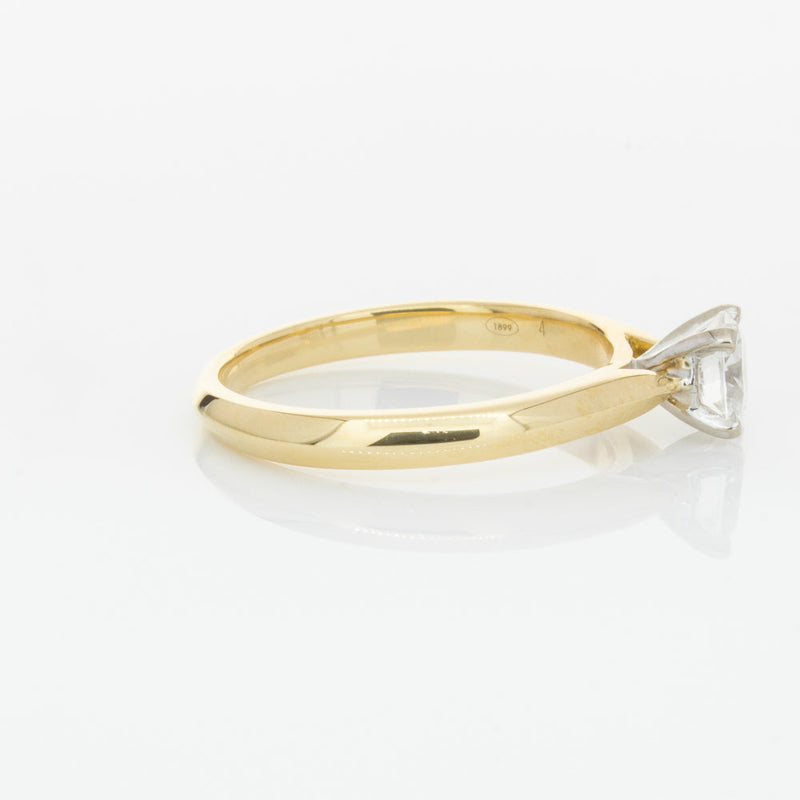 18ct Yellow Gold .70ct Diamond Venetian Ring-Ring-Walker & Hall