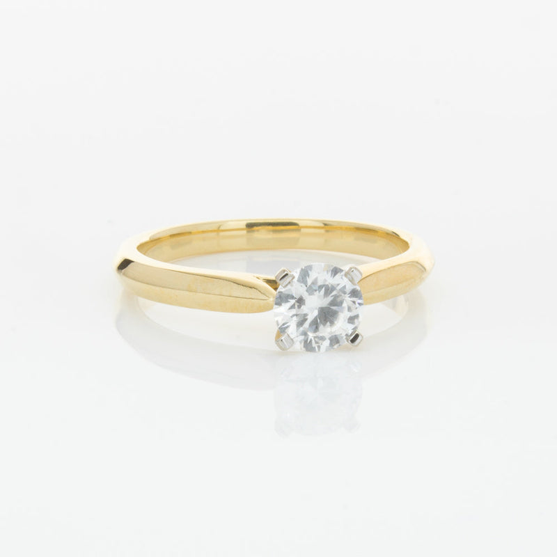 18ct Yellow Gold .70ct Diamond Venetian Ring-Ring-Walker & Hall