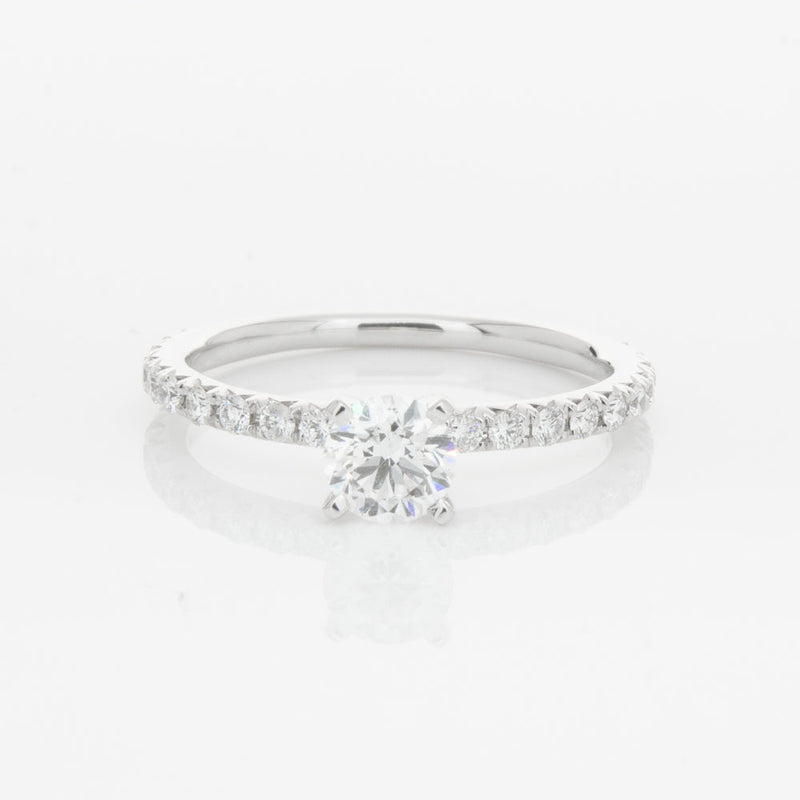 18ct White Gold .50ct Diamond Comet Ring-Ring-Walker & Hall