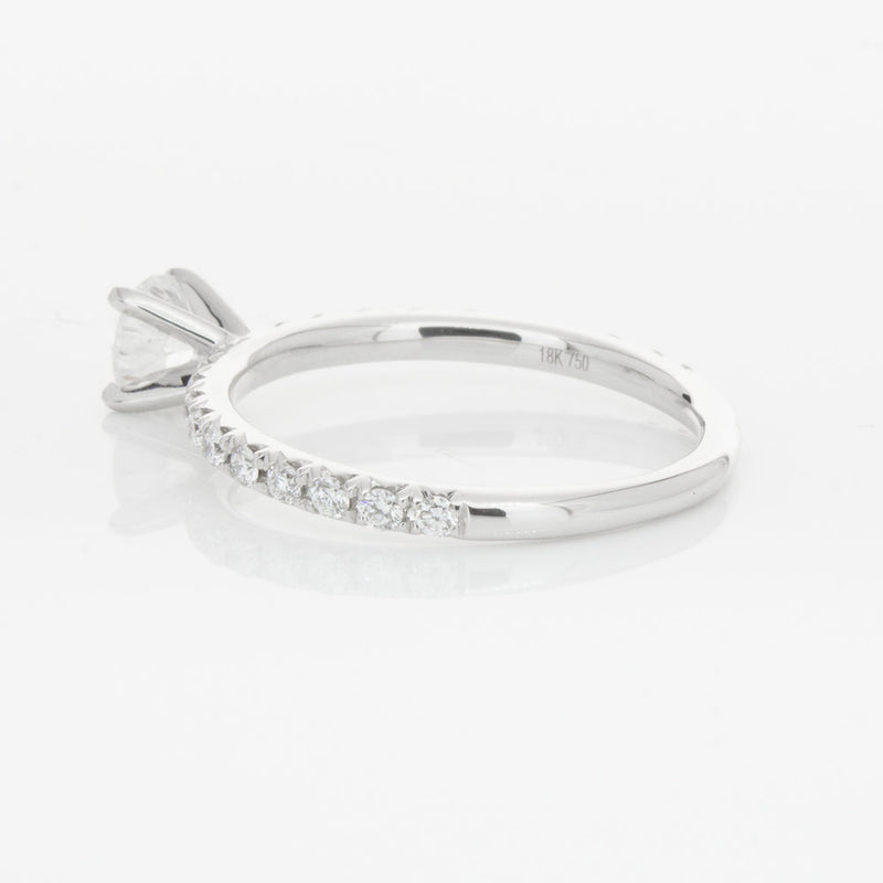 18ct White Gold .50ct Diamond Comet Ring-Ring-Walker & Hall