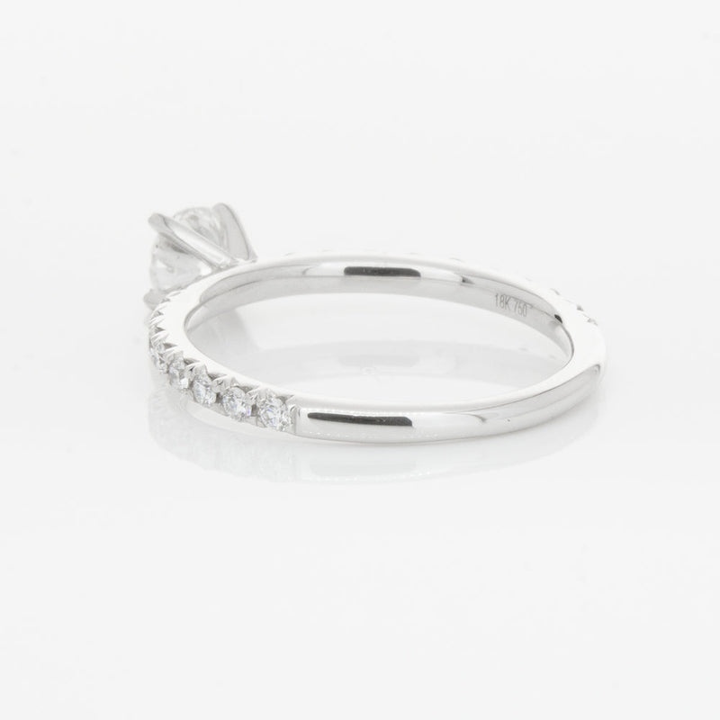 18ct White Gold .50ct Diamond Comet Ring-Ring-Walker & Hall