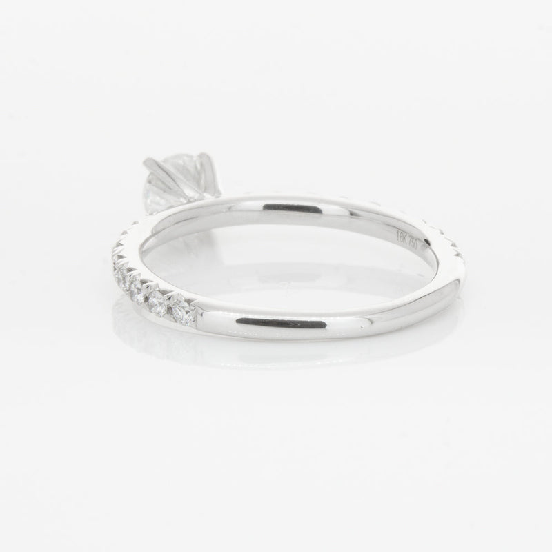 18ct White Gold .50ct Diamond Comet Ring-Ring-Walker & Hall