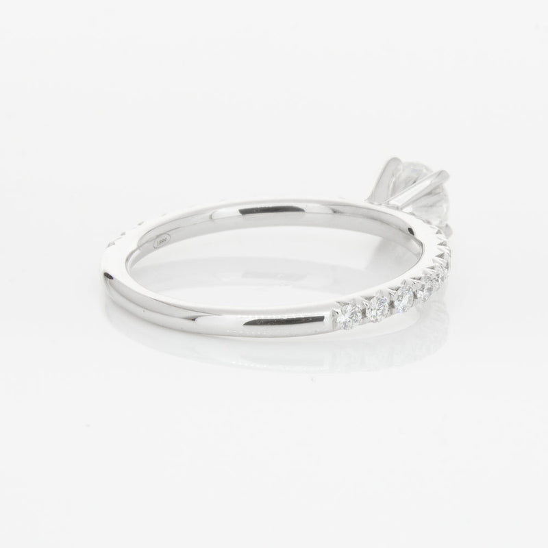 18ct White Gold .50ct Diamond Comet Ring-Ring-Walker & Hall