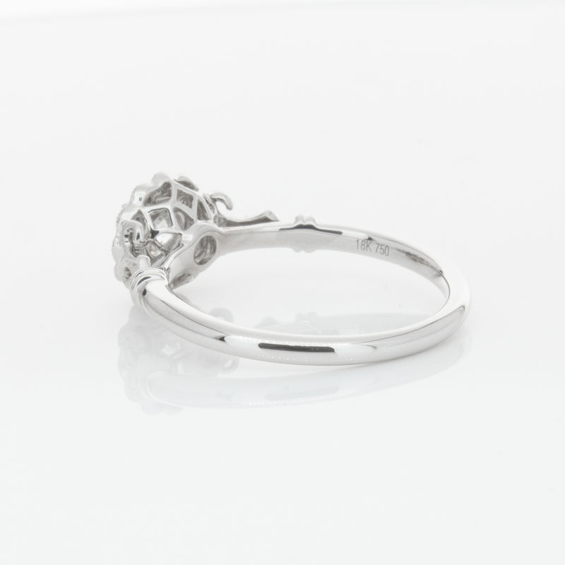 18ct White Gold .50ct Diamond Versailles Ring-Ring-Walker & Hall