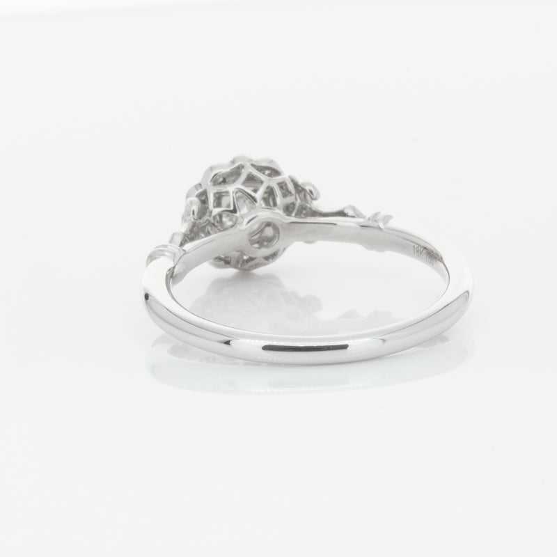 18ct White Gold .50ct Diamond Versailles Ring-Ring-Walker & Hall