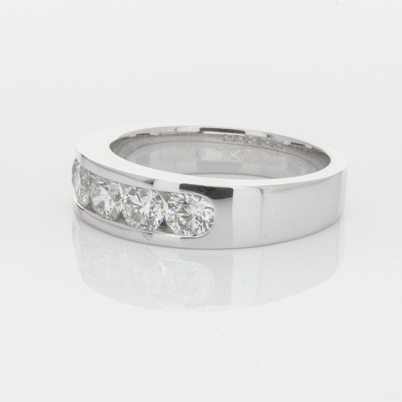 18ct White Gold 1.08ct Diamond Loire Ring-Ring-Walker & Hall