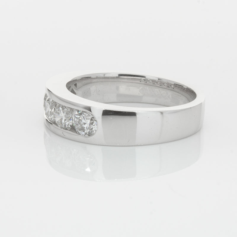 18ct White Gold 1.08ct Diamond Loire Ring-Ring-Walker & Hall