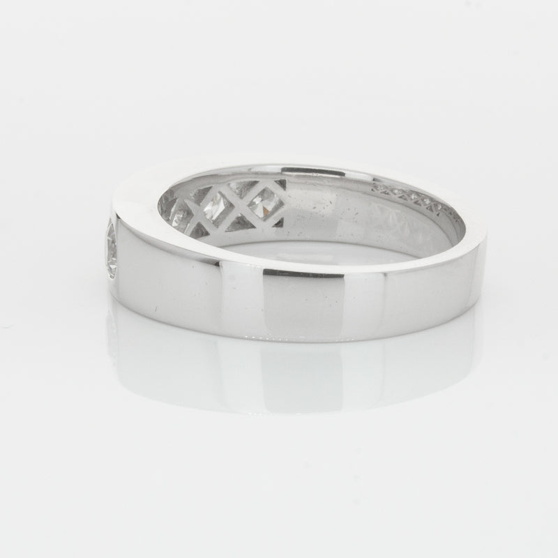 18ct White Gold 1.08ct Diamond Loire Ring-Ring-Walker & Hall