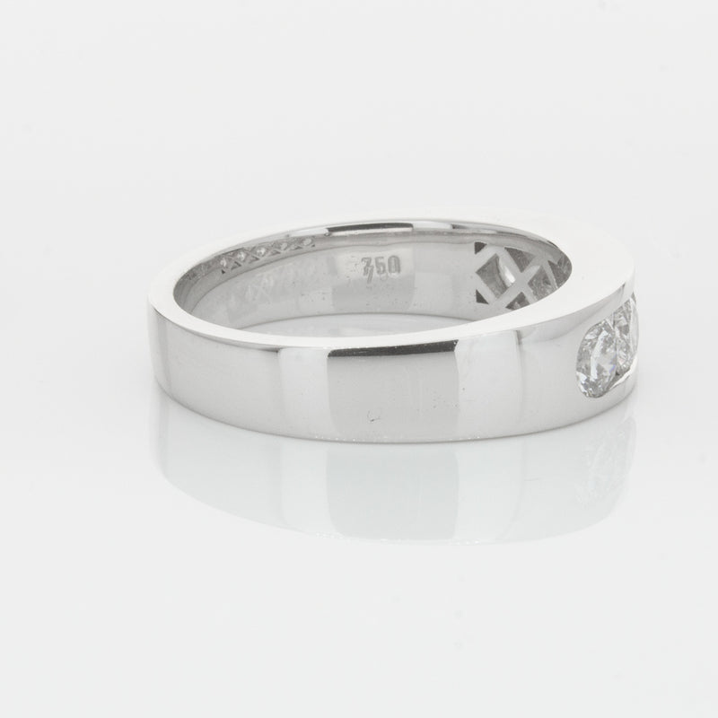 18ct White Gold 1.08ct Diamond Loire Ring-Ring-Walker & Hall