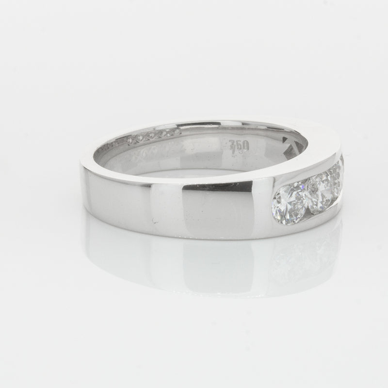 18ct White Gold 1.08ct Diamond Loire Ring-Ring-Walker & Hall