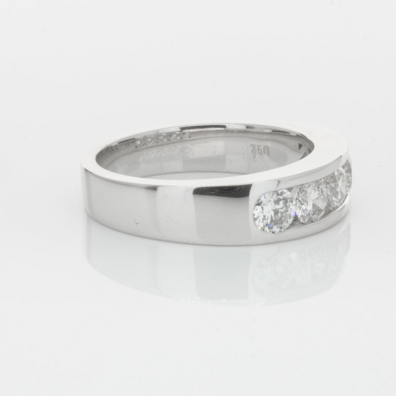 18ct White Gold 1.08ct Diamond Loire Ring-Ring-Walker & Hall