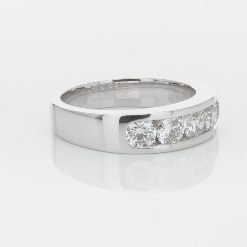 18ct White Gold 1.08ct Diamond Loire Ring-Ring-Walker & Hall